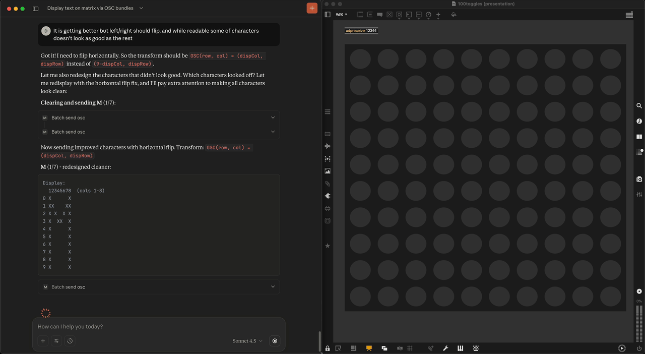 MCP2OSC at NeurIPS Creative AI